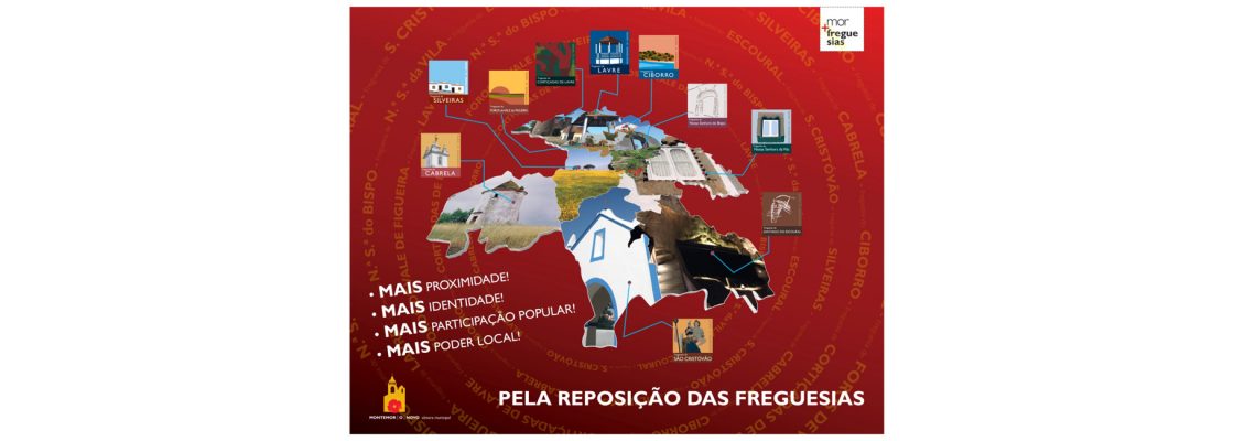 Câmara Municipal de Montemor-o-Novo toma posição Pela Reposição das Freguesias Extintas