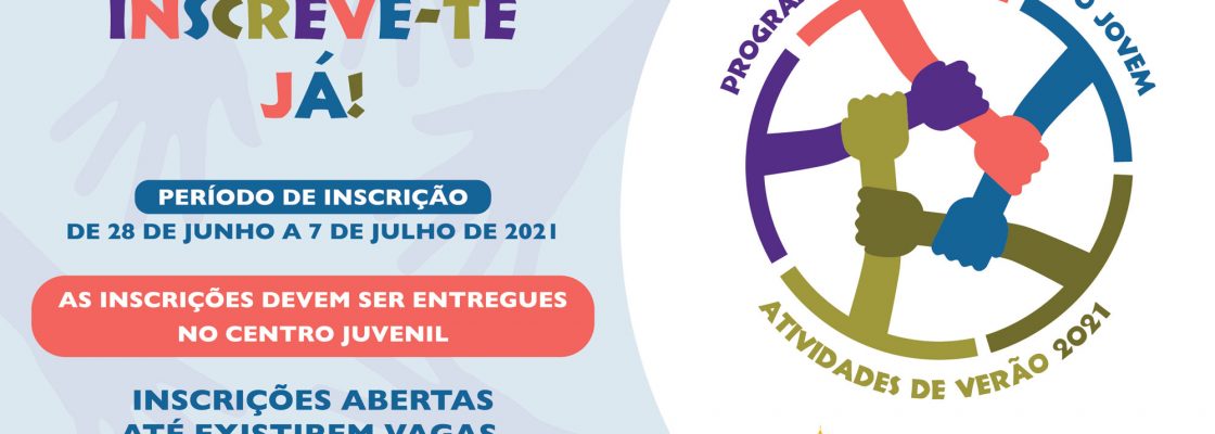 Programa de voluntariado jovem de apoio às atividades de verão