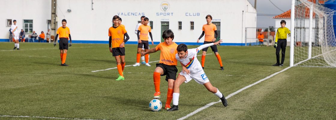 Valenças Sport Club em prova no Campeonato Distrital de Iniciados