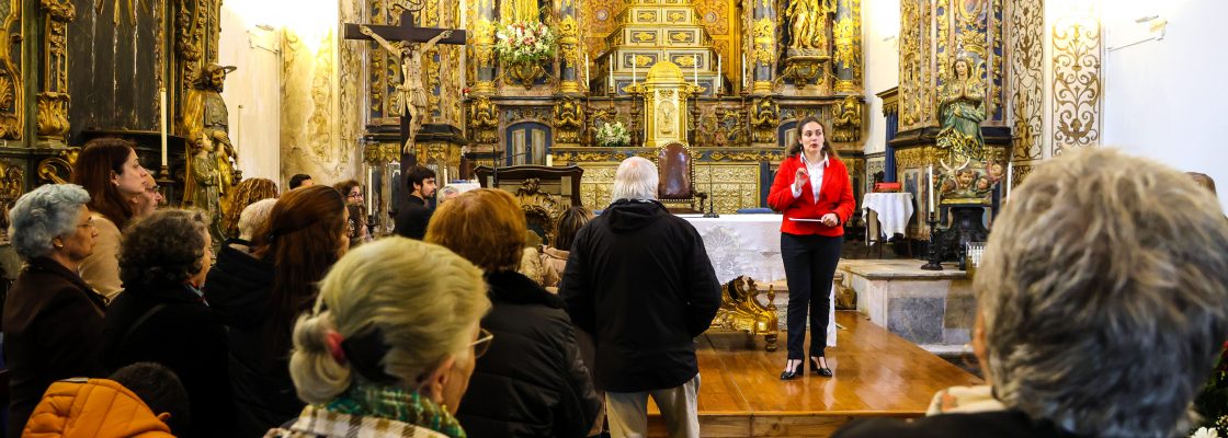 Visita à Igreja Matriz na manhã do Dia de S. João de Deus
