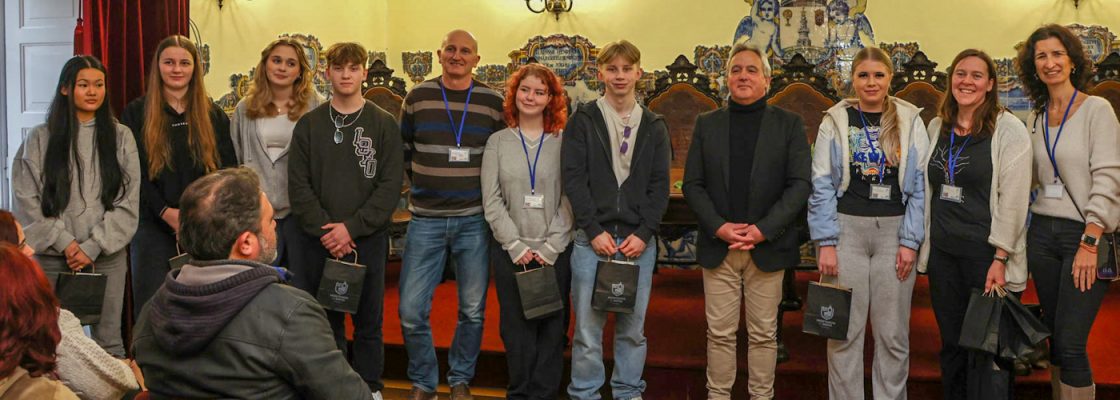 Comitiva do Projeto Erasmus R.E.A.D.Y recebida em Montemor-o-Novo
