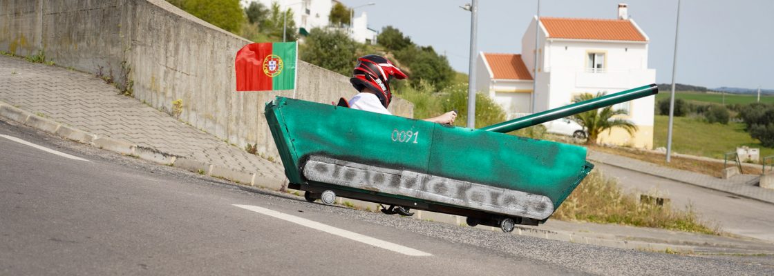 Carrinhos de Rolamentos voltaram a invadir Municipal 507 em Lavre
