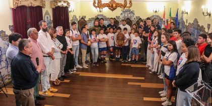 Campeões do RCM recebidos na Câmara Municipal de Montemor-o-Novo