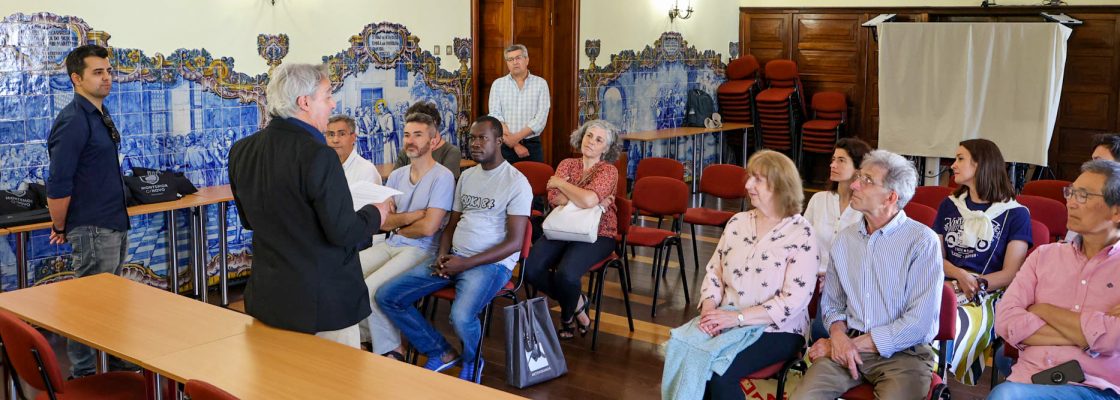 Artistas do V Encontro Internacional de Aguarela recebidos na Câmara Municipal