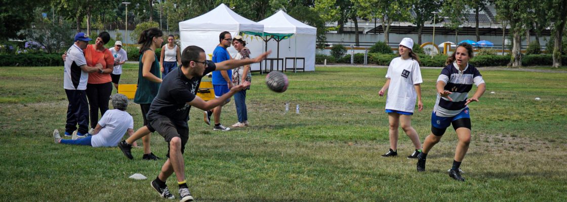 Rugby adaptado e yoga deram início ao Festival Contra Corrente
