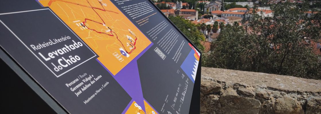 Sinalética do Roteiro Literário Levantado do Chão implementada no concelho