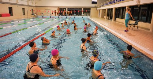 Aulas de Hidroginástica na Semana Europeia do Desporto