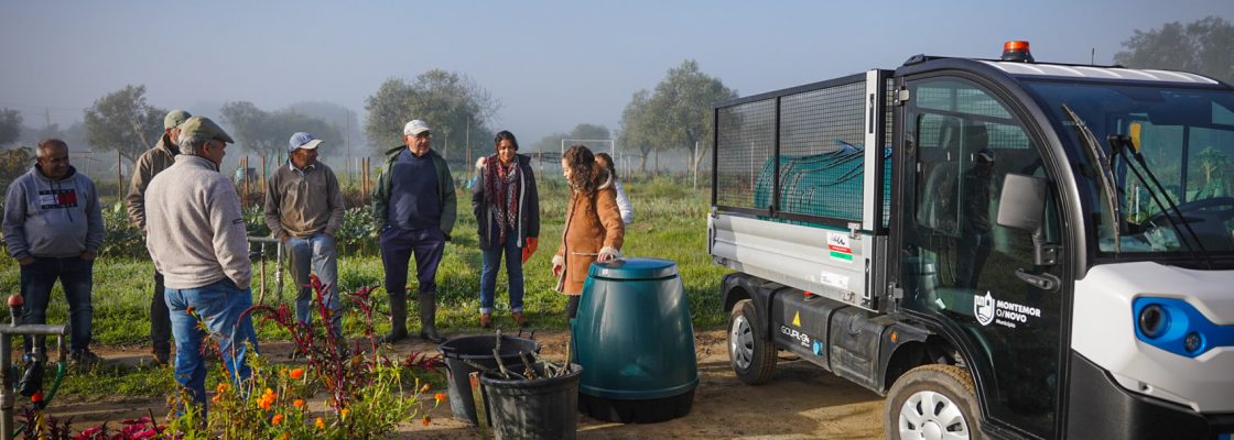 Ação de Sensibilização promove compostagem doméstica nas Hortas Comunitárias