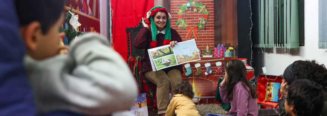 ‘Histórias na Biblioteca’ realiza primeira de duas sessões de Natal
