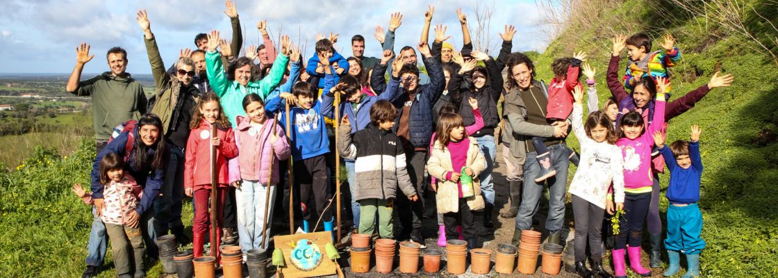 Clube Cuidadores do Ambiente fazem plantações no Castelo
