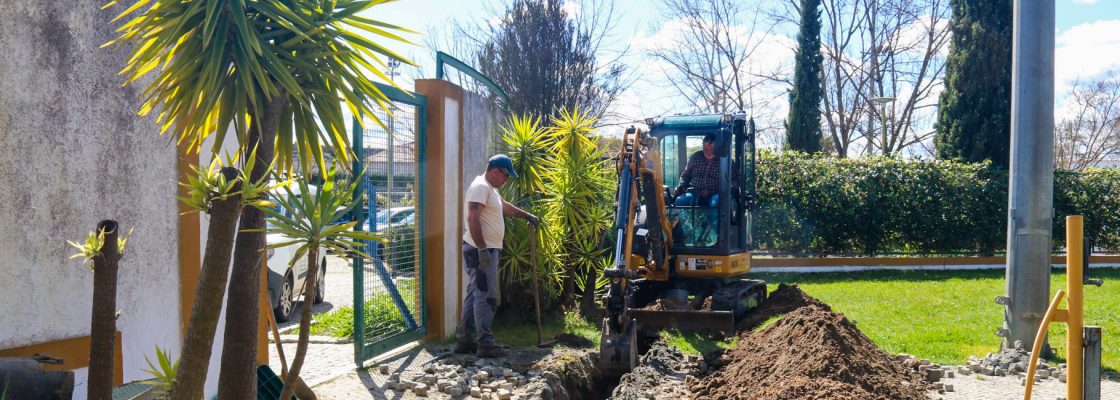 Rede de Rega das Piscinas Recreativas Municipais intervencionada