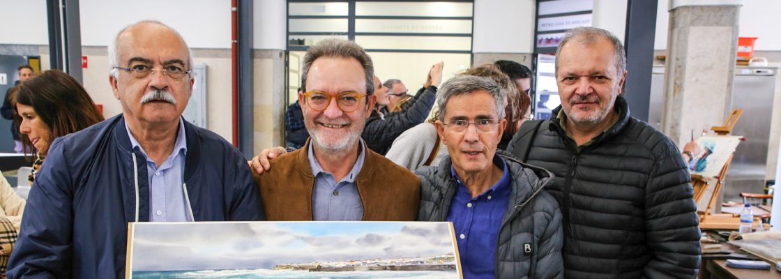 VII Encontro Internacional de Aguarela teve arranque no Mercado Municipal