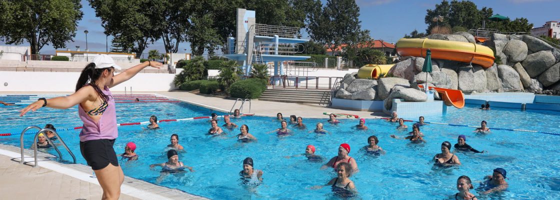 Aulas de Hidroginástica têm lugar nas Piscinas Recreativas Municipais