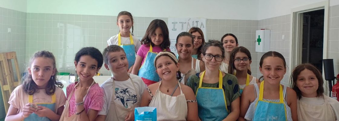 Oficina da Criança viajou até Itália com o atelier de culinária ‘Sabores do Mundo’