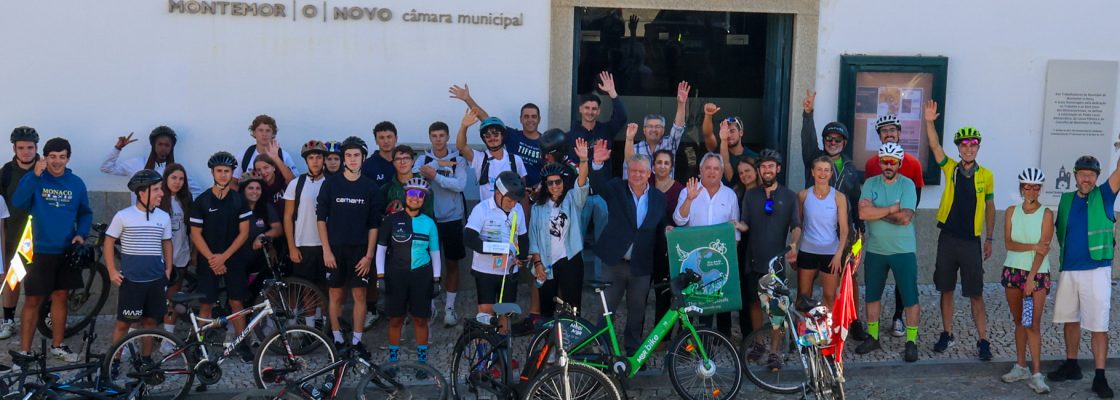 Estafeta COP30 Bike Ride passou por Montemor-o-Novo